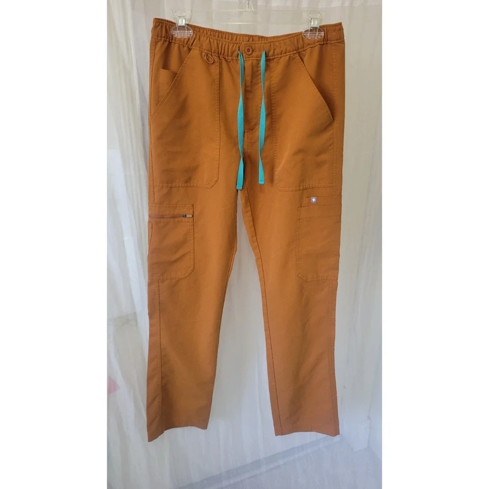 Figs Technical Collection Men's Size Small Scrub Pants - Terracotta